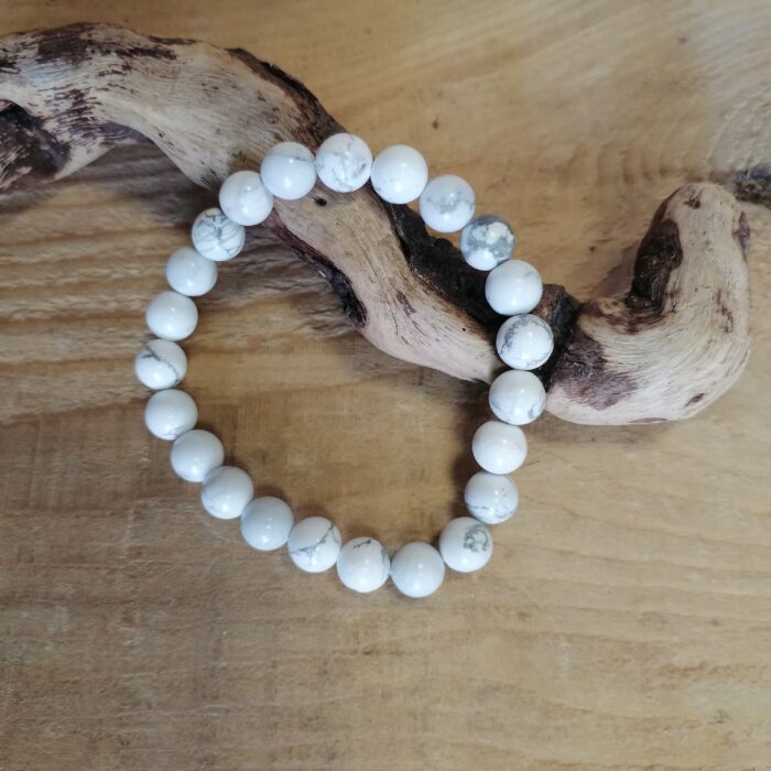 Bracelet en pierre howlite